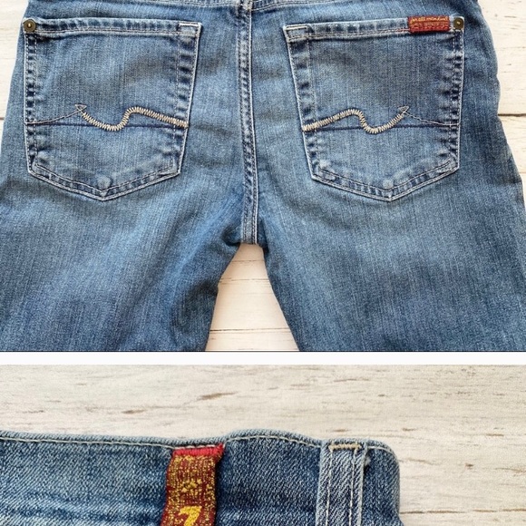 7 For All Mankind Gwenevere Ripped Skinny Jeans - Picture 3 of 4